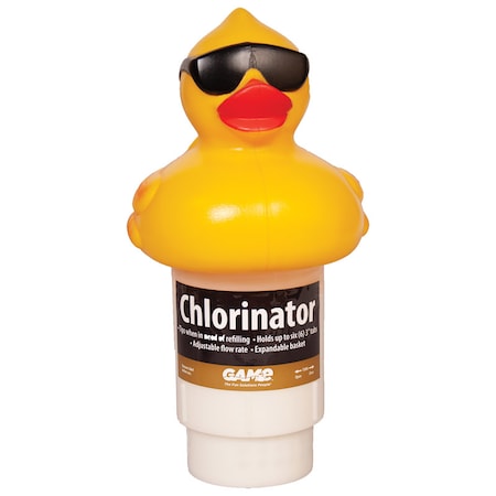 Game Game Derby Duck Floating Pool Chlorinator 3 in. H 4002